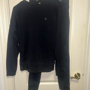 G-star-raw Men's Black and Navy Jumpsuit